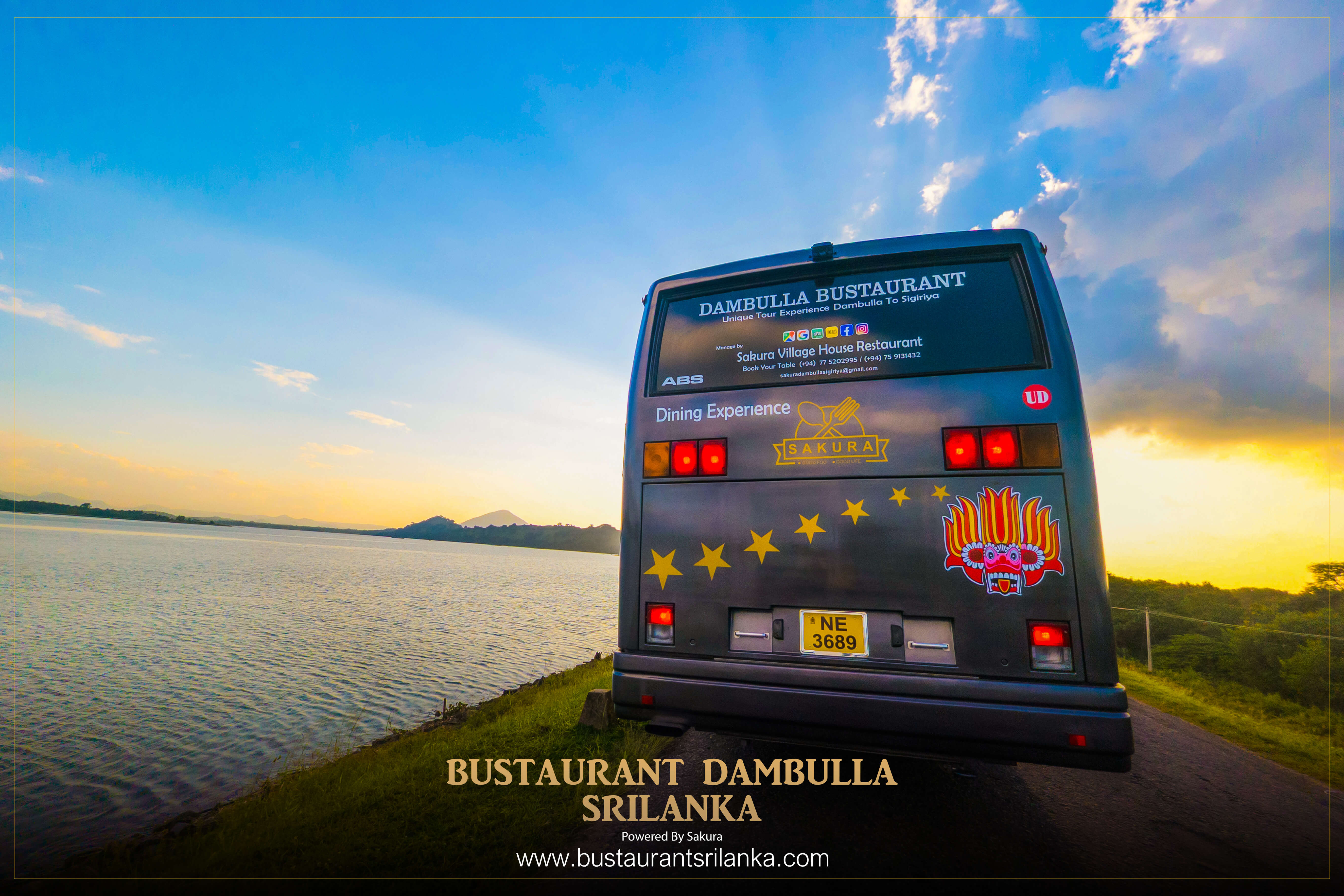 Bustaurant Sri Lanka cultural triangle journey